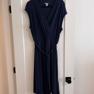 Elegant Navy Blue Dress
